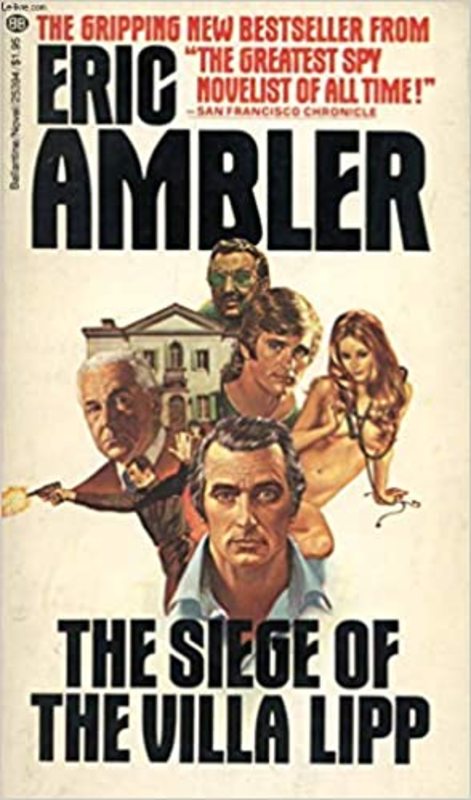 Book cover for "The Siege of Villa Lipp" by Eric Ambler