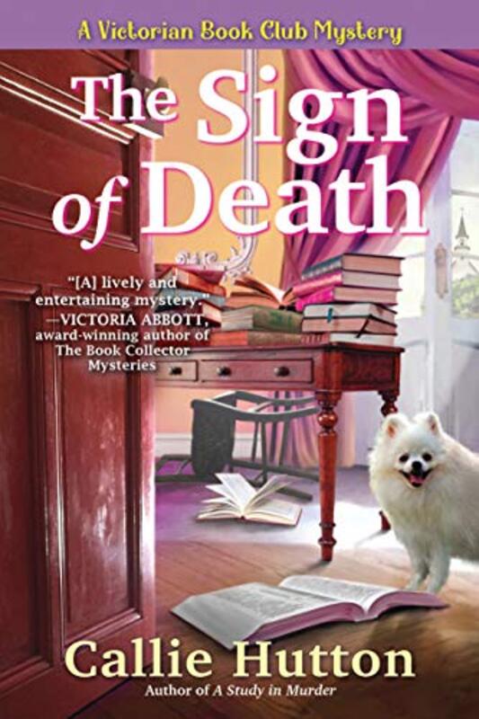 Book cover for "The Sign of Death" by Callie Hutton