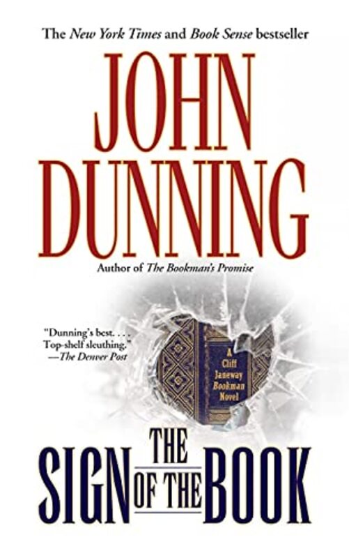 Book cover for "The Sign of the Book" by John Dunning