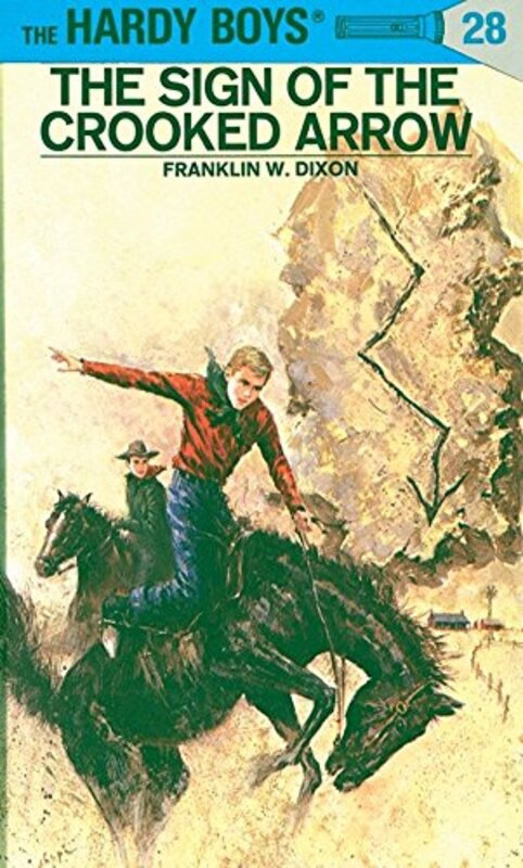 Book cover for "The Sign of the Crooked Arrow" by Franklin W Dixon