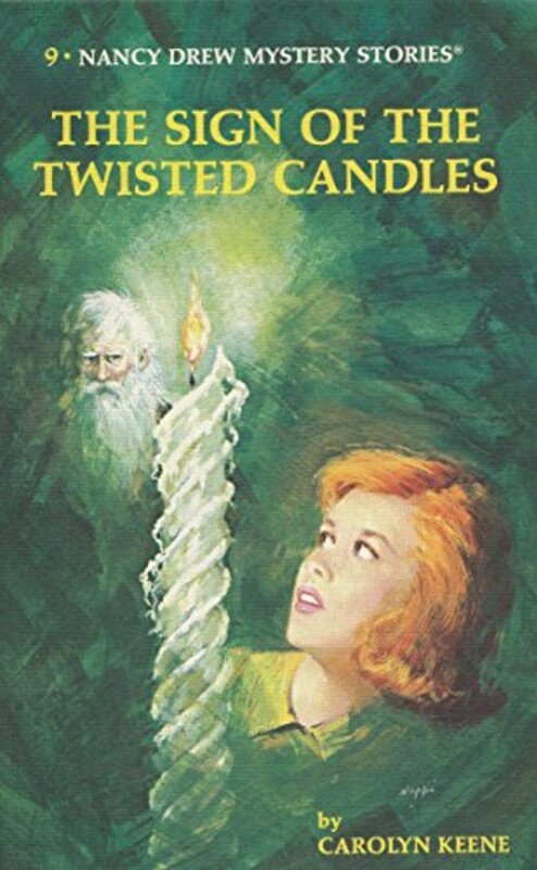 Book cover for "The Sign of the Twisted Candles" by Mildred A Wirt