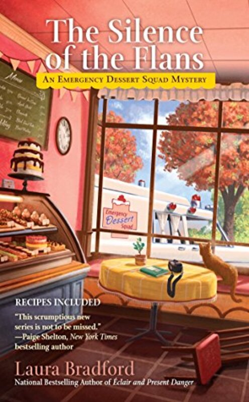 Book cover for "The Silence of the Flans" by Laura Bradford