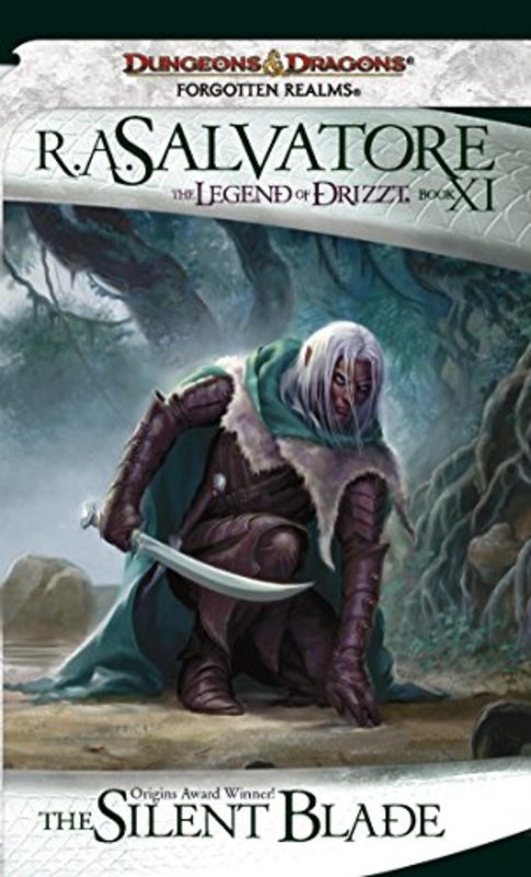 Book cover for "The Silent Blade" by RA Salvatore