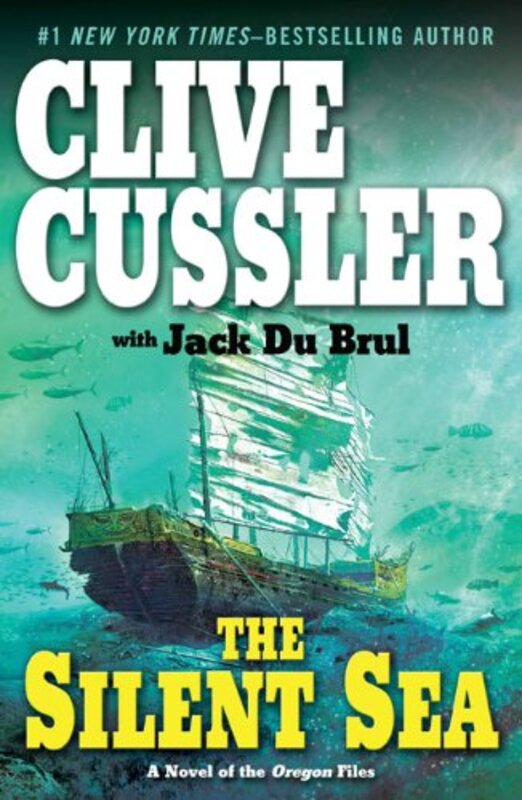 Book cover for "The Silent Sea" by Clive Cussler