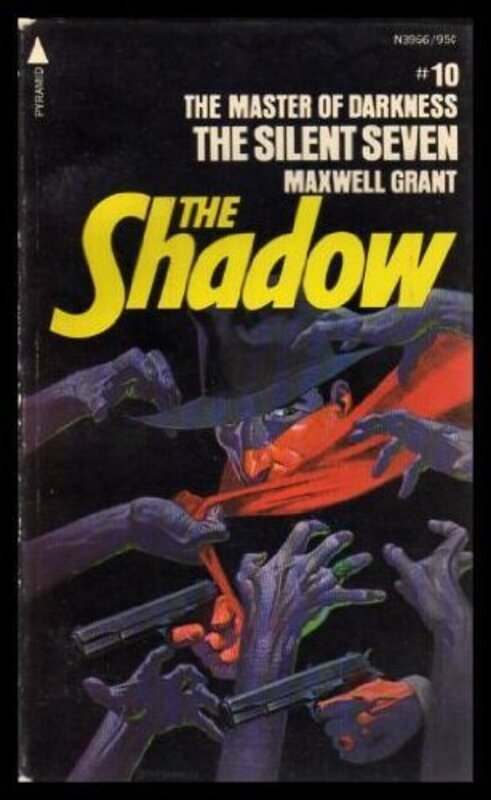 Book cover for "The Silent Seven" by Maxwell Grant
