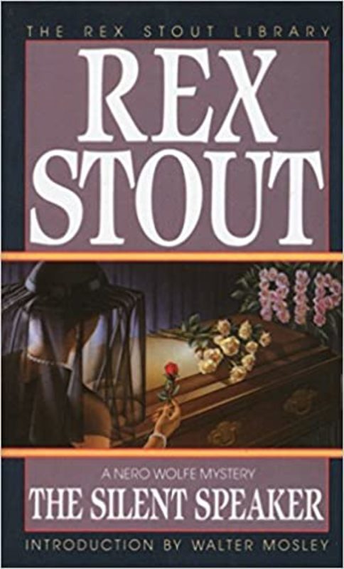 Book cover for "The Silent Speaker" by Rex Stout