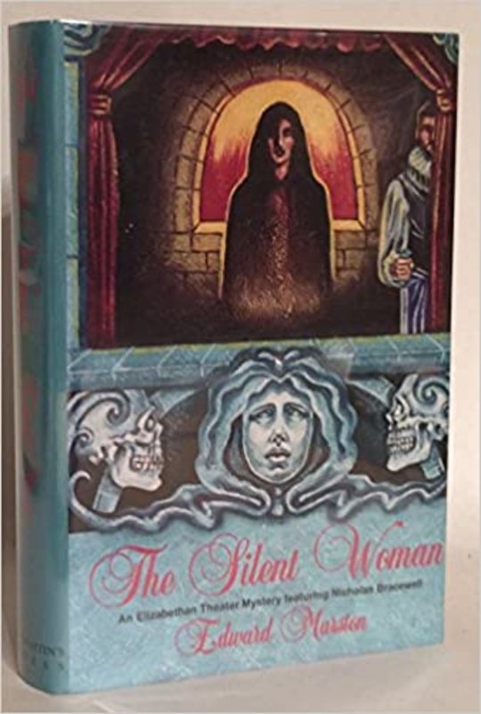 Book cover for "The Silent Woman" by Edward Marston