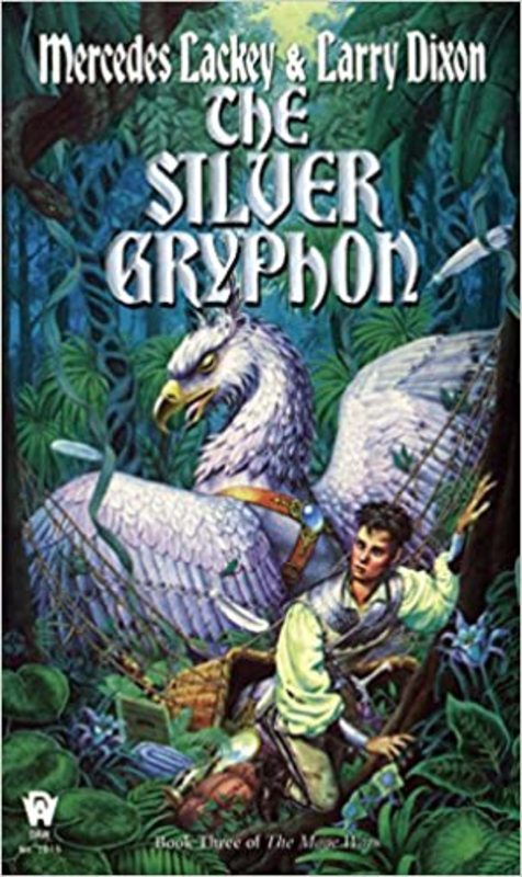 Book cover for "The Silver Gryphon" by Mercedes Lackey