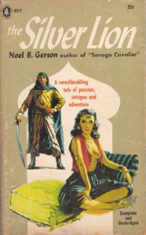 Book cover for "The Silver Lion" by Noel Gerson