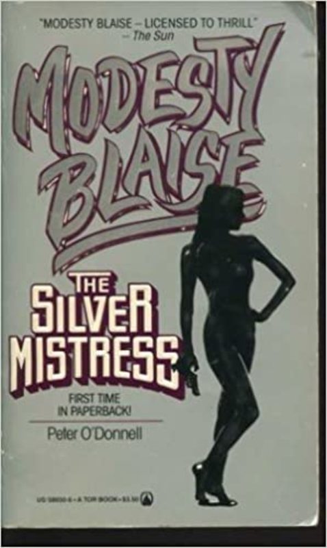 Book cover for "The Silver Mistress" by Peter O'Donnell