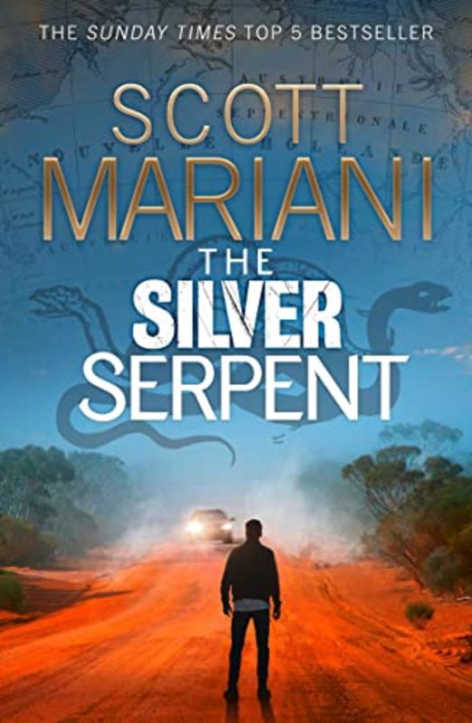 Book cover for "The Silver Serpent" by Scott Mariani