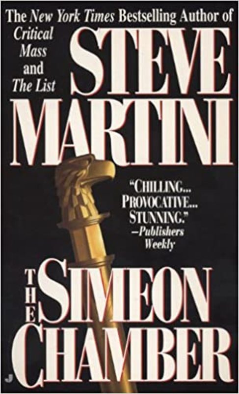 Book cover for "The Simeon Chamber" by Steve Martini
