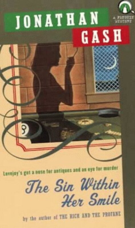 Book cover for "The Sin Within Her Smile" by Jonathan Gash