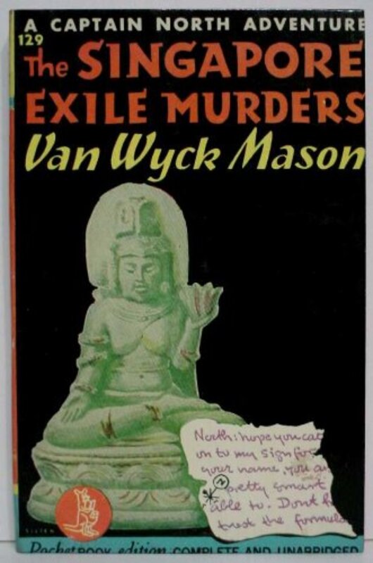 Book cover for "The Singapore Exile Murders" by F Van Wyck Mason