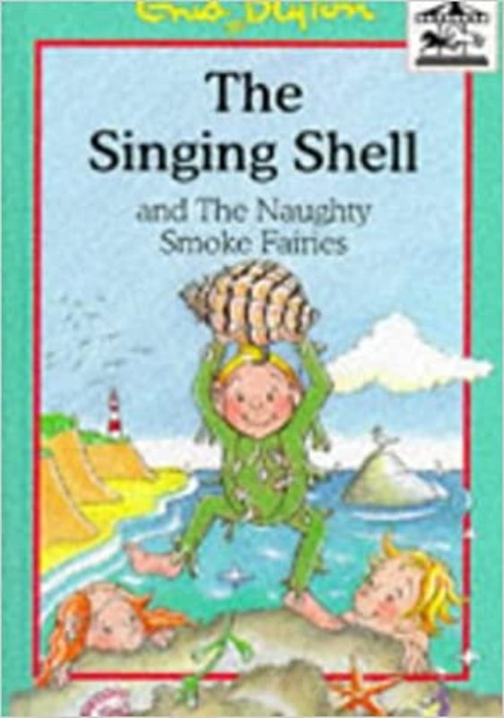 Book cover for "The Singing Shell" by Enid Blyton