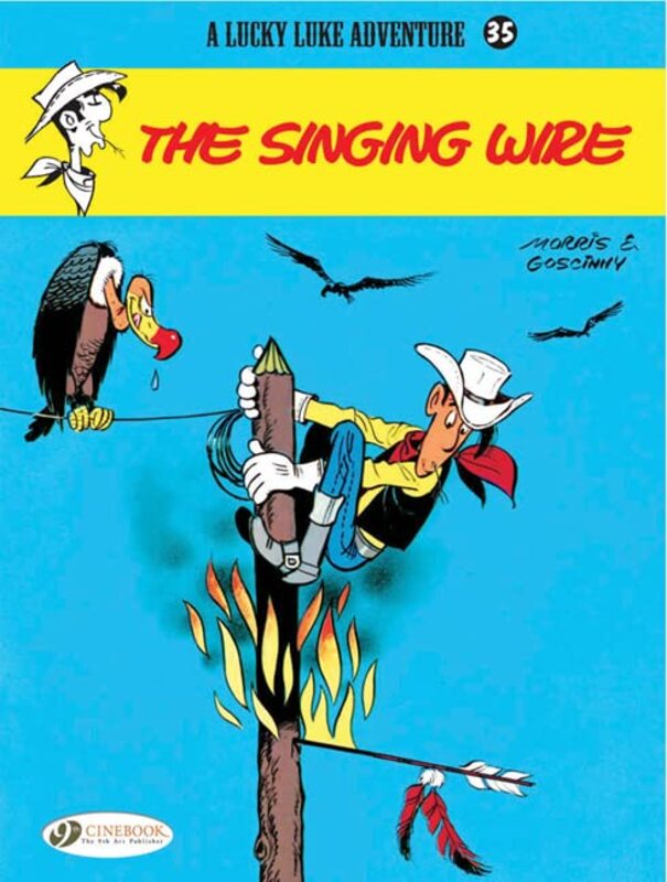Book cover for "The Singing Wire" by Rene Goscinny