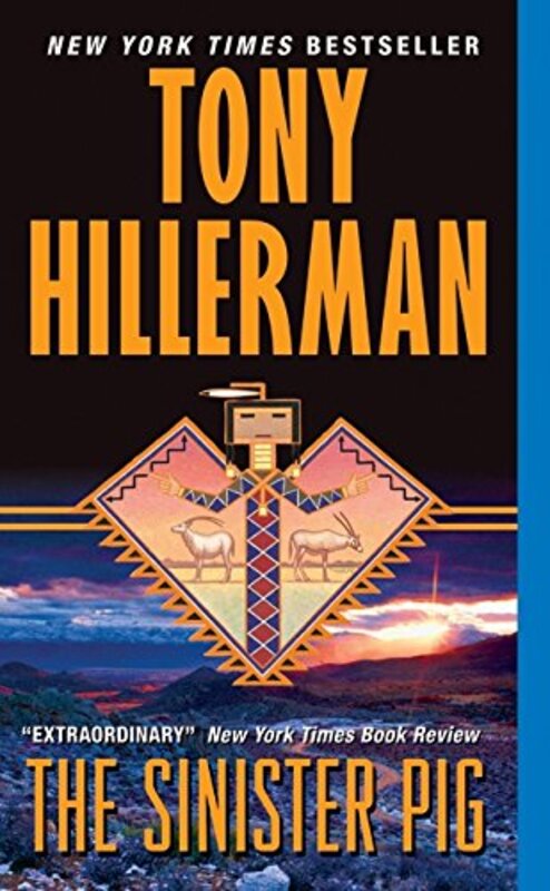 Book cover for "The Sinister Pig" by Tony Hillerman