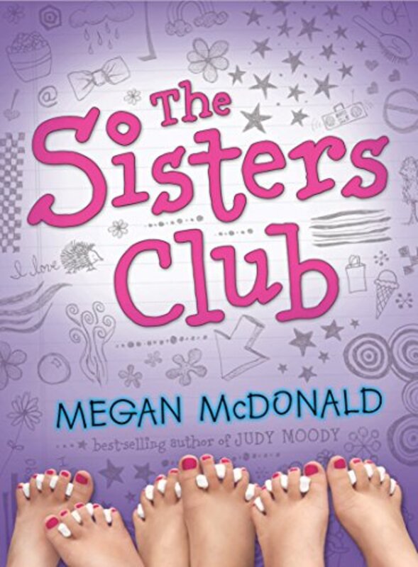Book cover for "The Sisters Club" by Megan McDonald