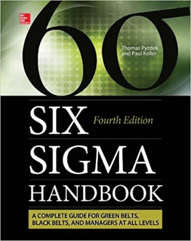 Book cover for "The Six Sigma Handbook" by Thomas Pyzdek
