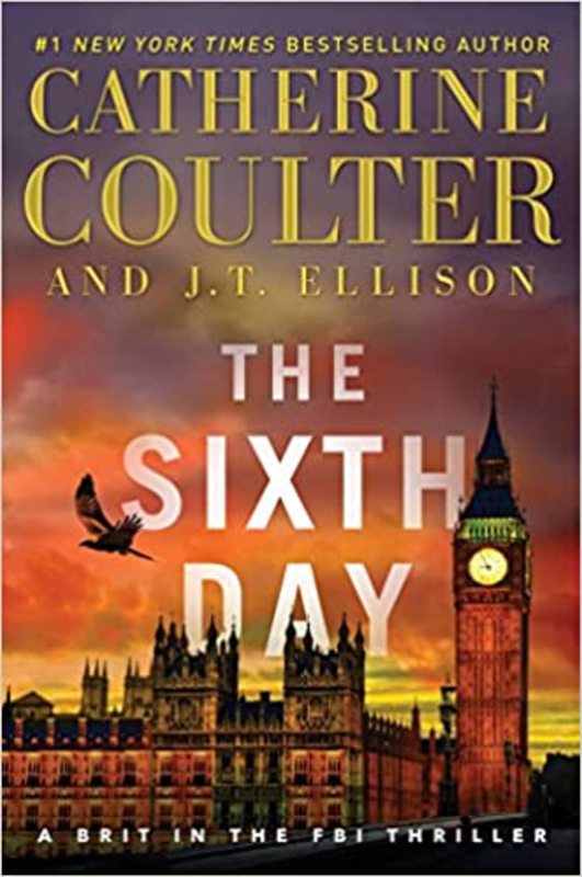 Book cover for "The Sixth Day" by Catherine Coulter