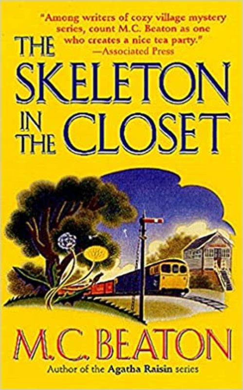 Book cover for "The Skeleton in the Closet" by MC Beaton