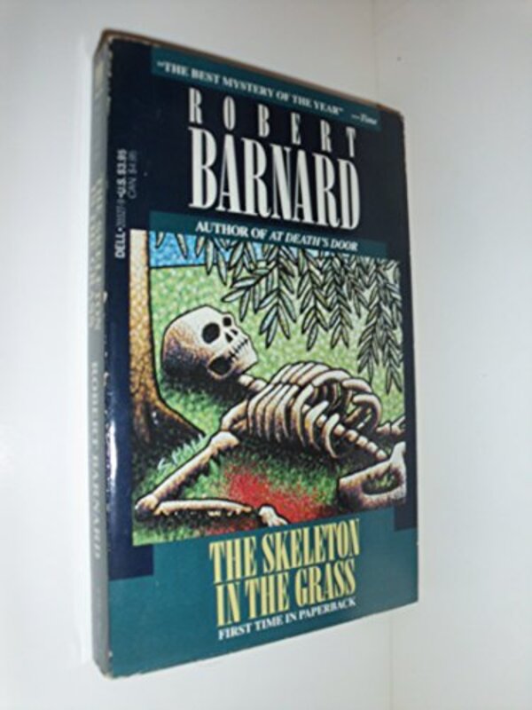 Book cover for "The Skeleton in the Grass" by Robert Barnard