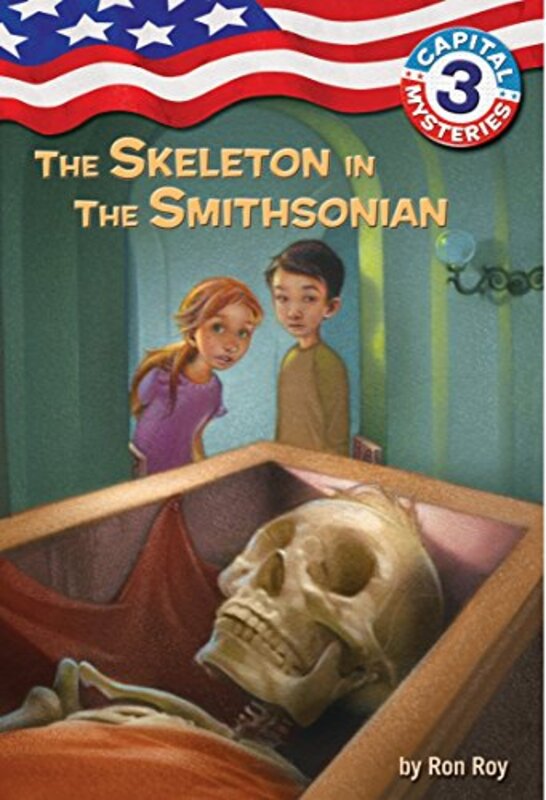 Book cover for "The Skeleton in the Smithsonian" by Ron Roy