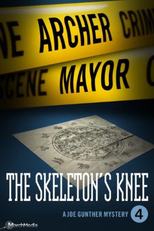 Book cover for "The Skeleton's Knee" by Archer Mayor