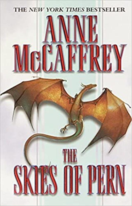 Book cover for "The Skies of Pern" by Anne McCaffrey
