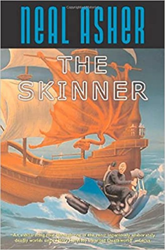 Book cover for "The Skinner" by Neal Asher
