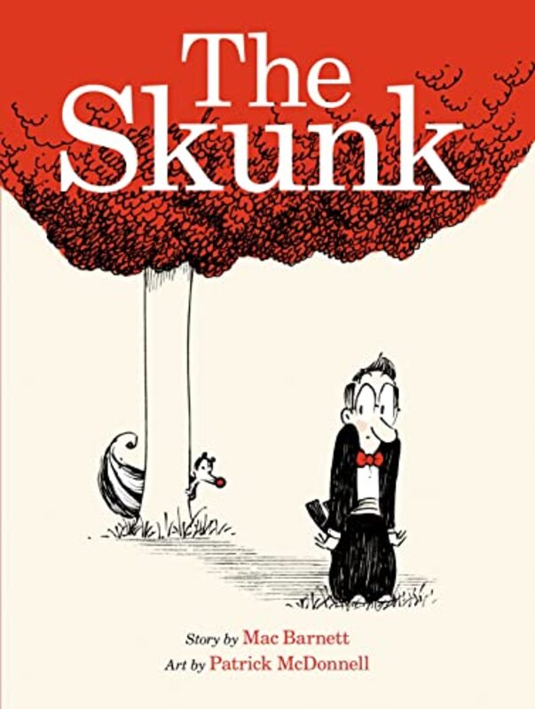 Book cover for "The Skunk" by Mac Barnett
