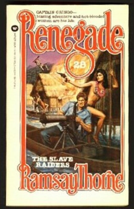 Book cover for "The Slave Raiders" by Lou Cameron