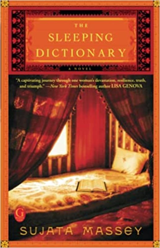 Book cover for "The Sleeping Dictionary" by Sujata Massey
