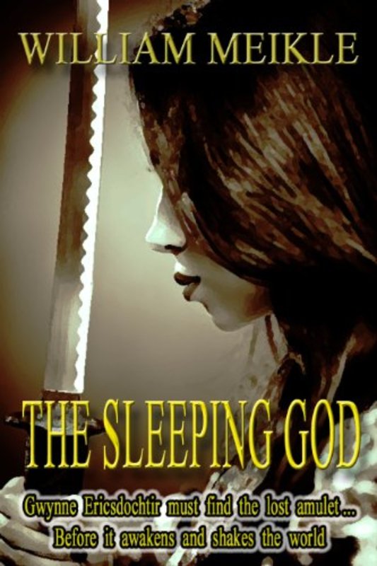 Book cover for "The Sleeping God" by William Meikle
