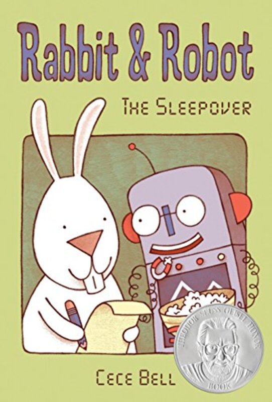 Book cover for "The Sleepover" by Cece Bell