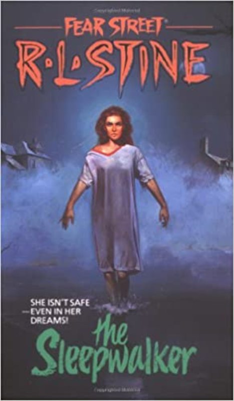 Book cover for "The Sleepwalker" by R.L. Stine
