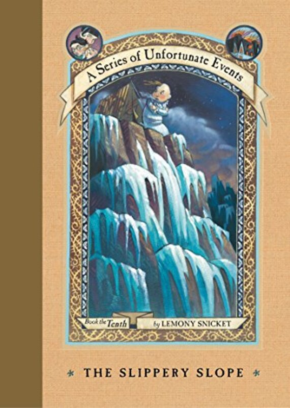 Book cover for "The Slippery Slope" by Daniel Handler