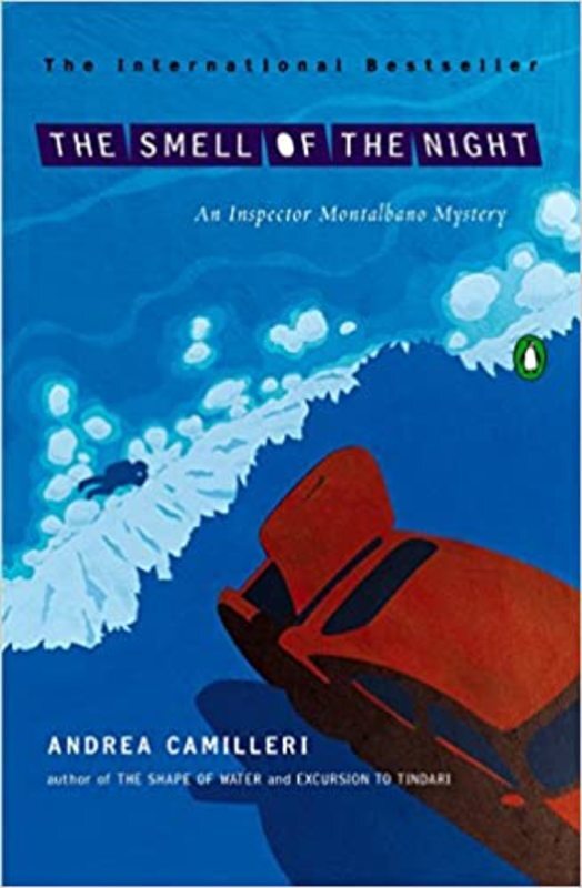 Book cover for "The Smell of the Night" by Andrea Camilleri