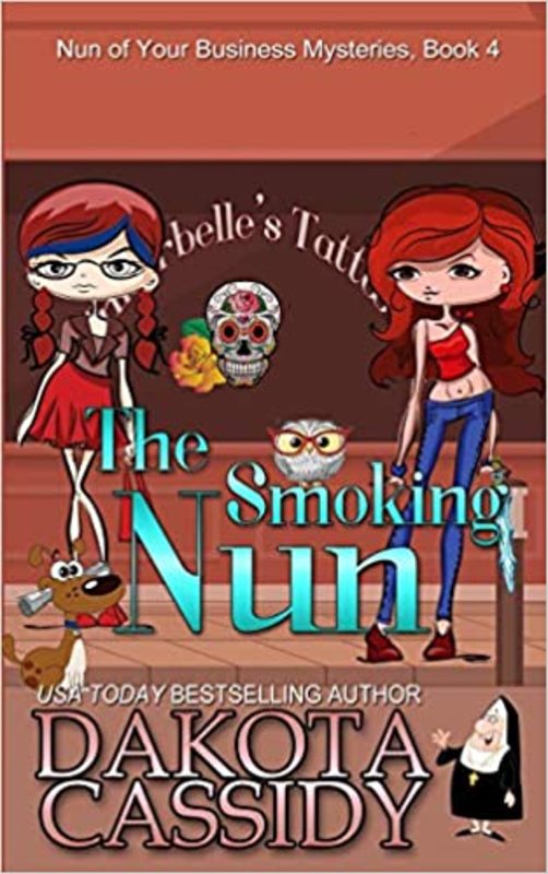 Book cover for "The Smoking Nun" by Dakota Cassidy