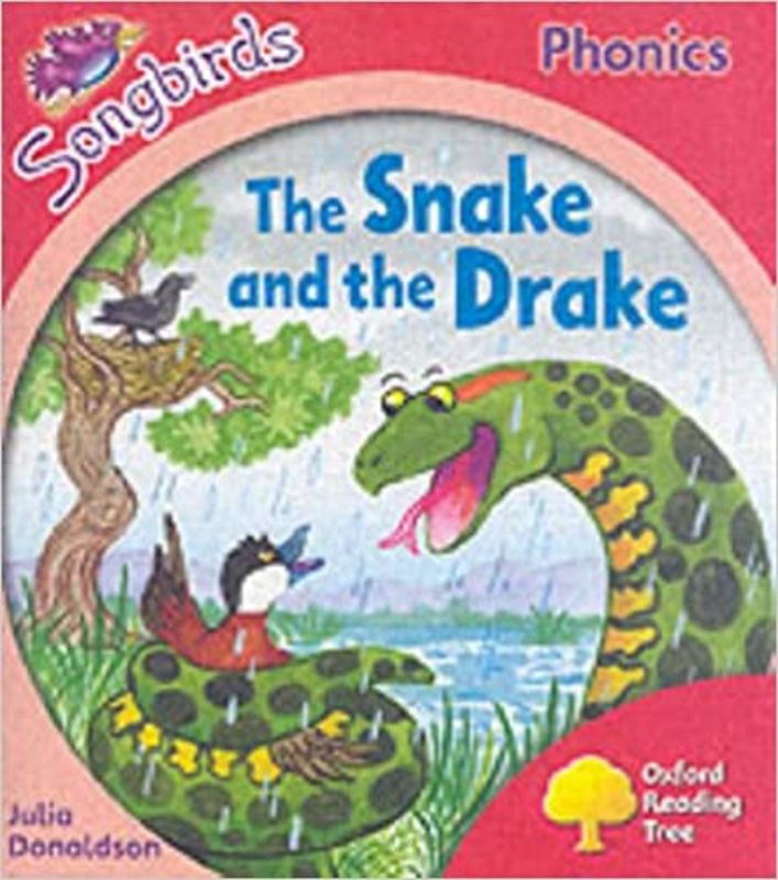 Book cover for "The Snake and the Drake" by Julia Donaldson