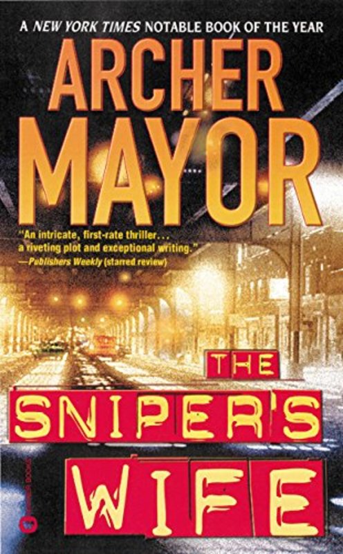 Book cover for "The Sniper's Wife" by Archer Mayor