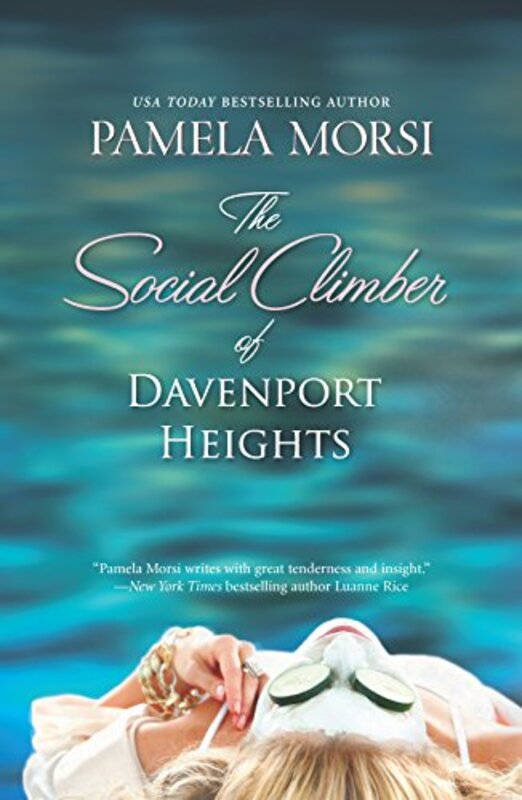 Book cover for "The Social Climber of Davenport Heights" by Pamela Morsi