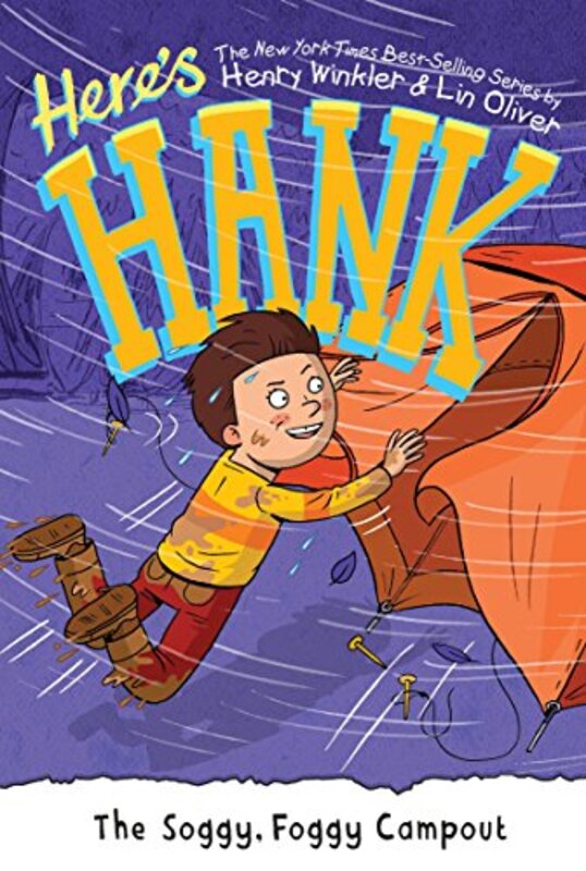 Book cover for "The Soggy, Foggy Campout" by Henry Winkler