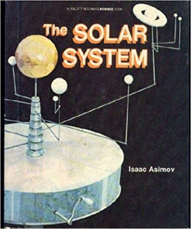 Book cover for "The Solar System" by Isaac Asimov