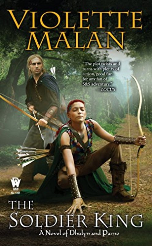 Book cover for "The Soldier King" by Violette Malan