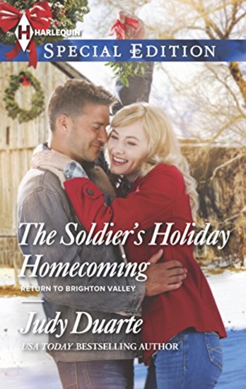 Book cover for "The Soldier's Holiday Homecoming" by Judy Duarte