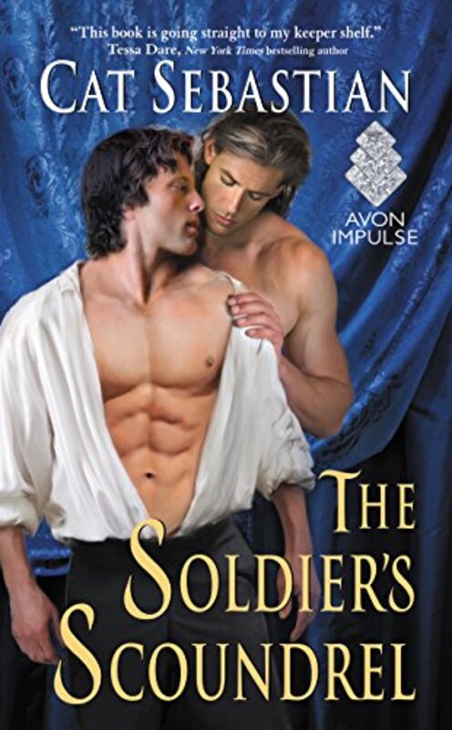 Book cover for "The Soldier's Scoundrel" by Cat Sebastian