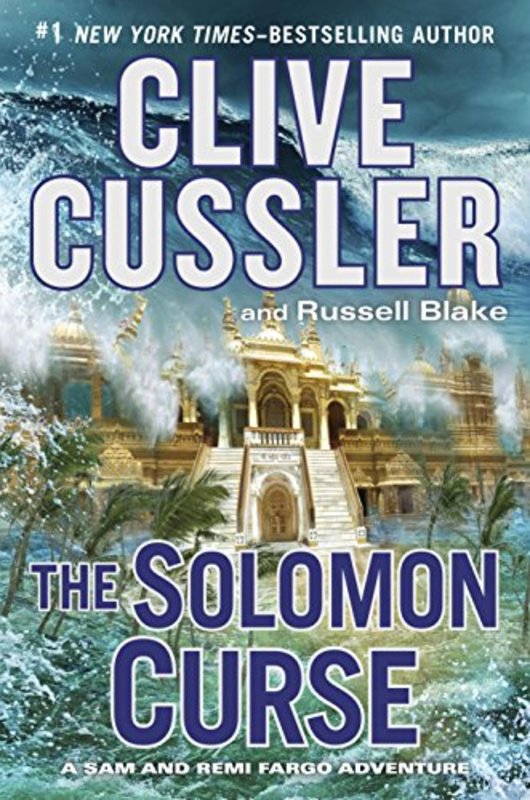 Book cover for "The Solomon Curse" by Clive Cussler
