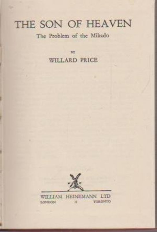 Book cover for "The Son of Heaven" by Willard Price