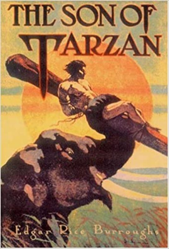 Book cover for "The Son of Tarzan" by Edgar Rice Burroughs